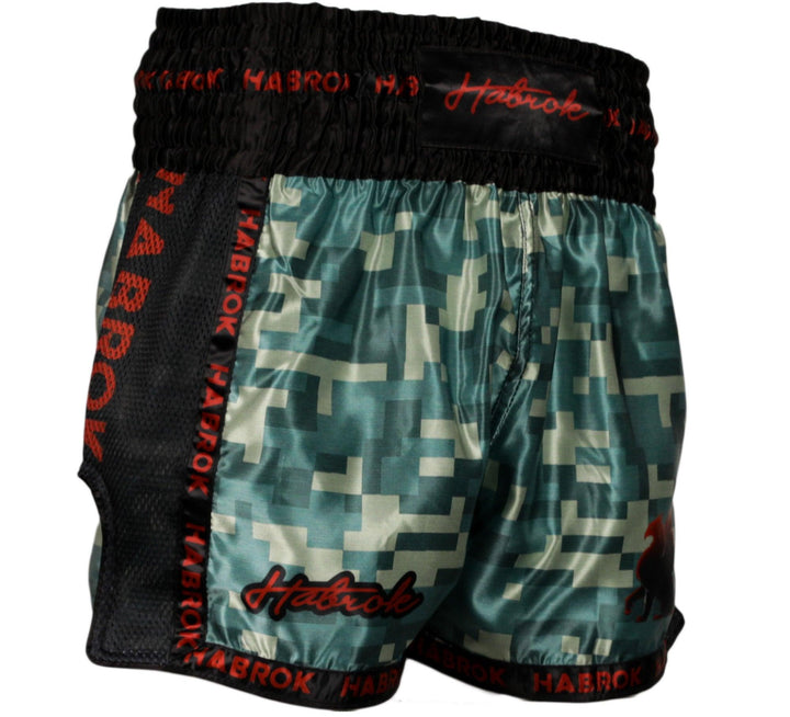 DEFCON 2 | MUAY THAI SHORTS | MMA SHORTS S / GREENMuay Thai Shorts- Habrok